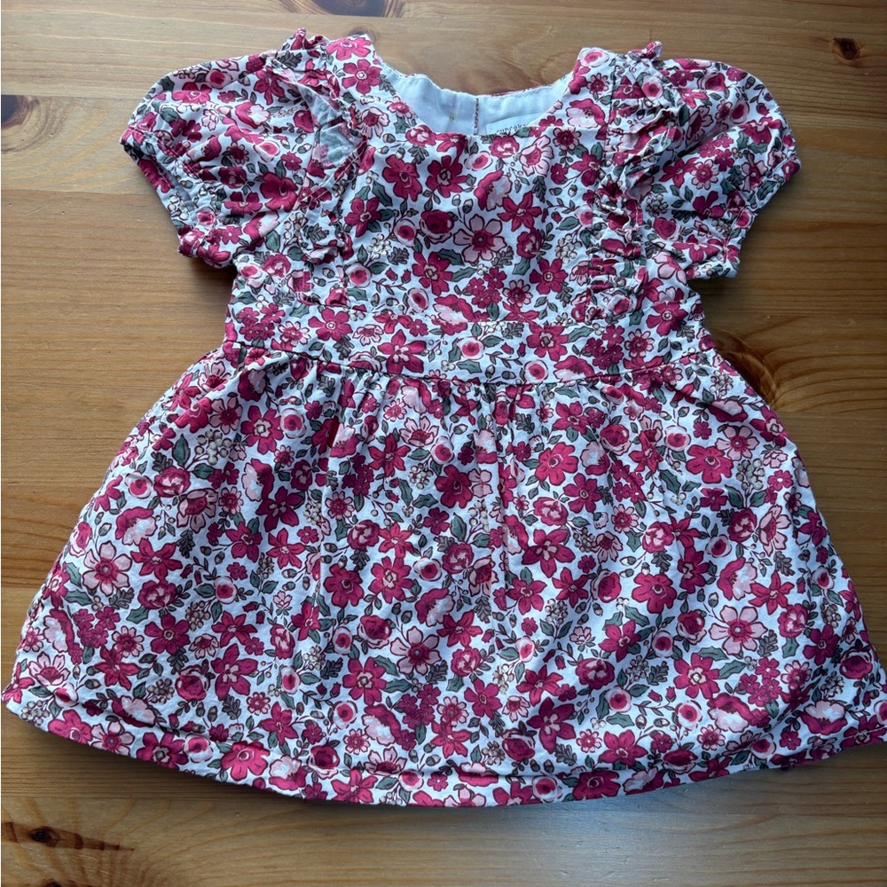 Cupcakes and Cashmere Infant Girls' Floral‎ Poinsettia Dress Size 3-6M